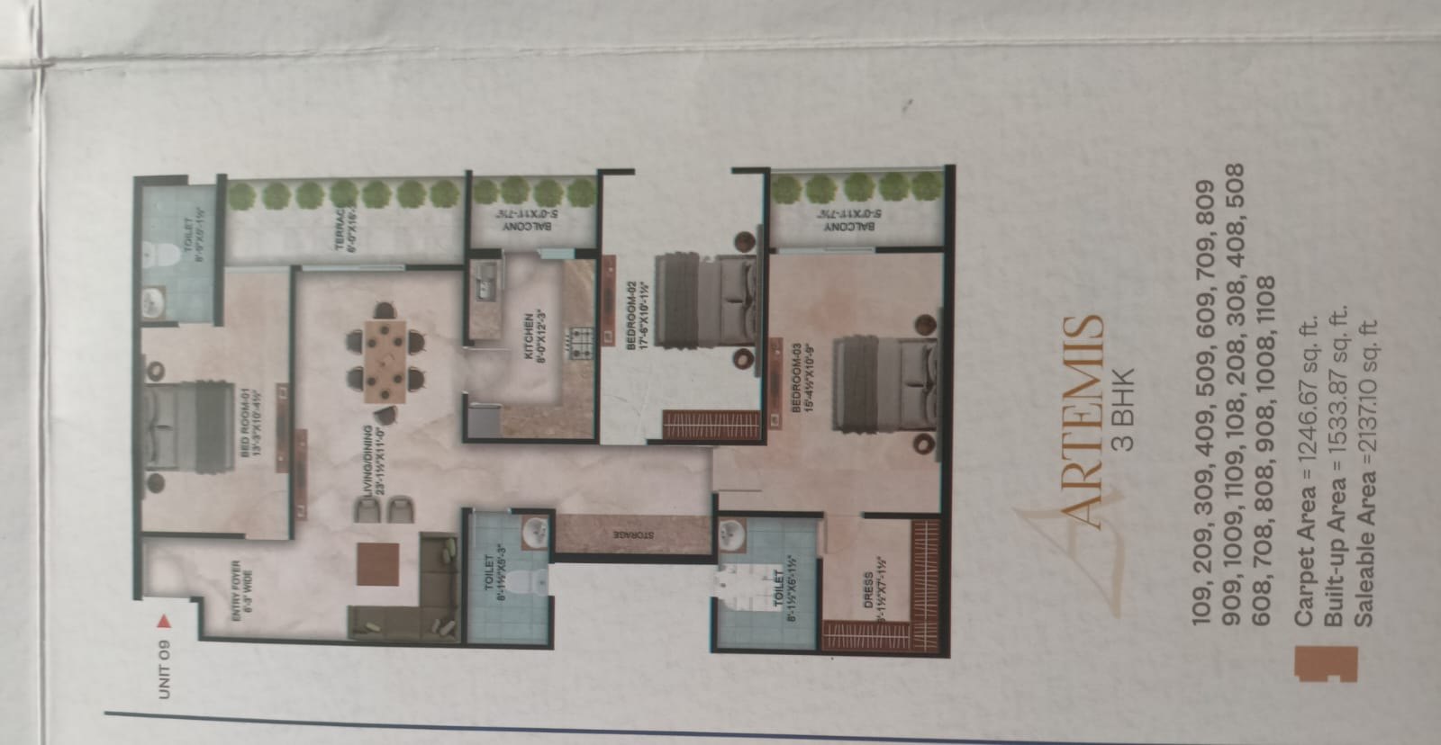 Apartment layout reference