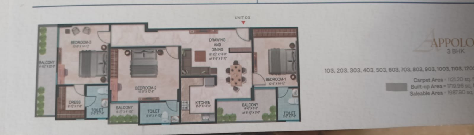 Apartment layout reference
